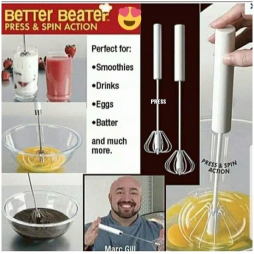 Better beater hand mixer / mixer manual pengocok telur