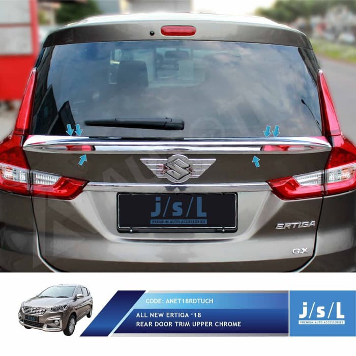 Ertiga 2018 2019 2020 2021 Aksesoris Duck Tail Chrome JSL