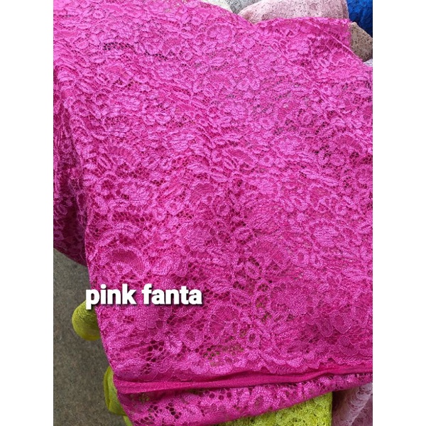 KAIN/BAHAN BROKAT LACE CORNELLI BENANG TIMBUL