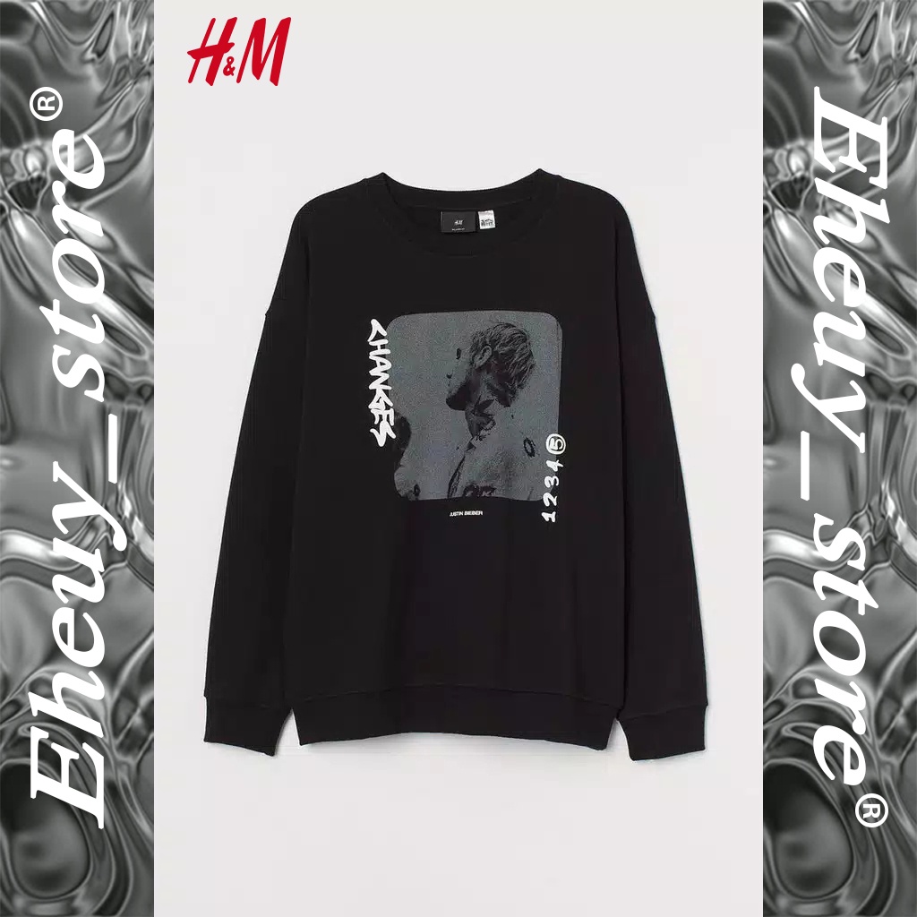 Crewneck H&amp;M Justin Bieber Sweater Justin bieber hnm