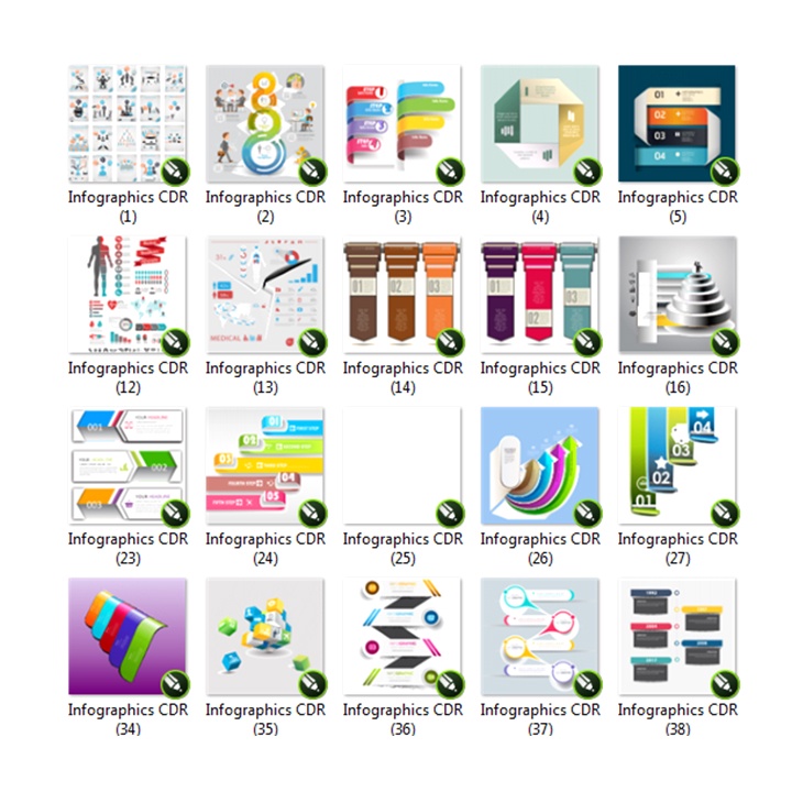 500+ Desain Infographics Format Cdr Coreldraw Premium
