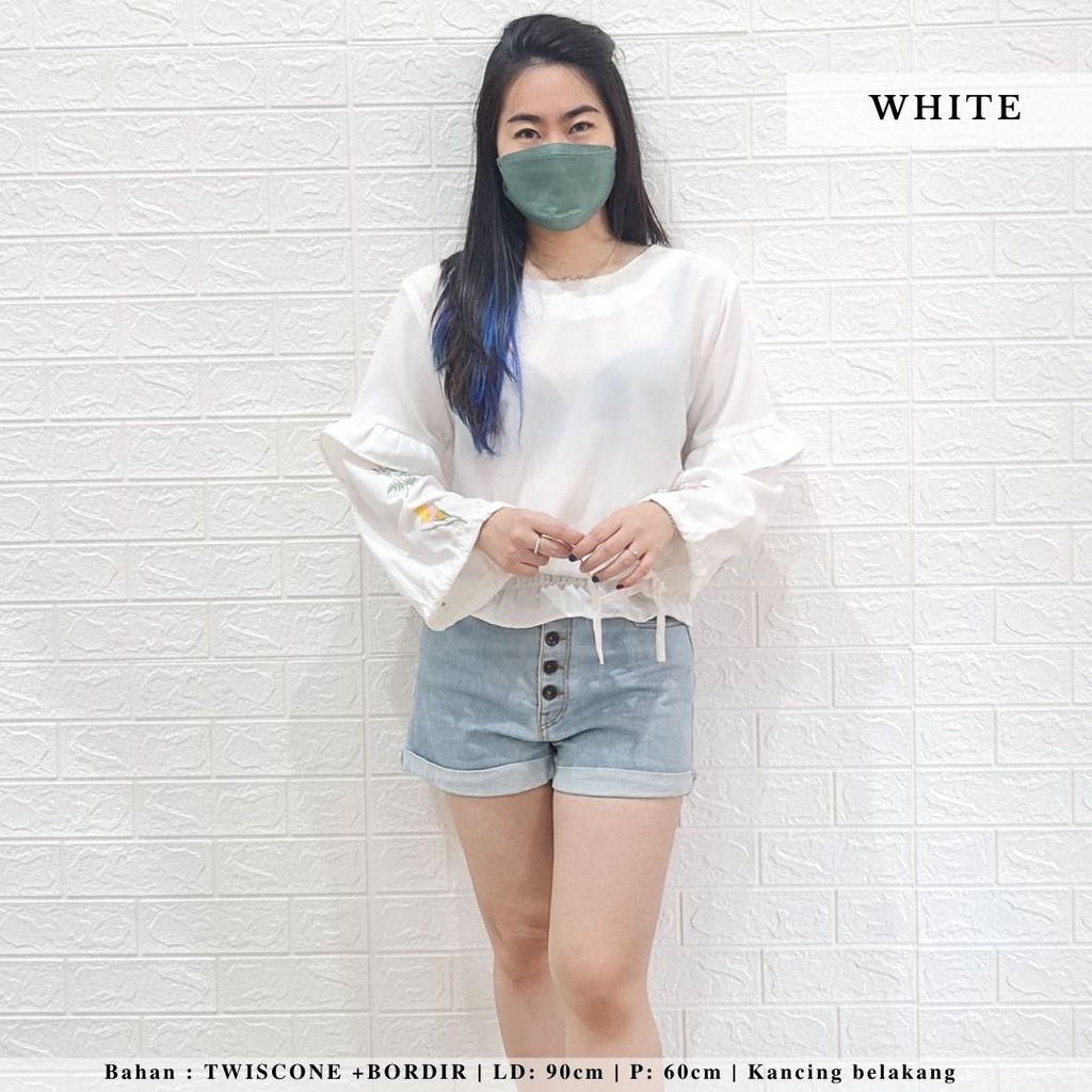 1024 flory blouse bordir