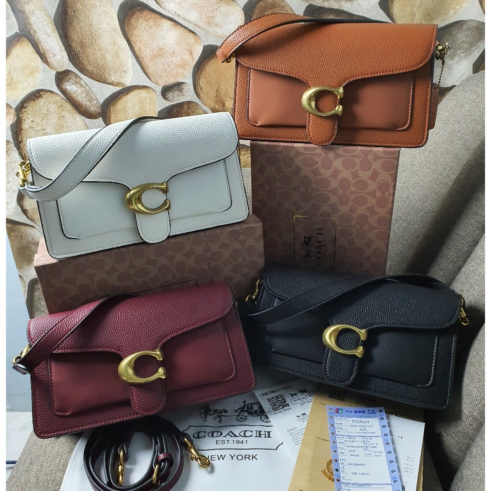Grosir Tas Coach Tabby 26 Shoulder Pebble Leather  Semi Premium AP27217-4