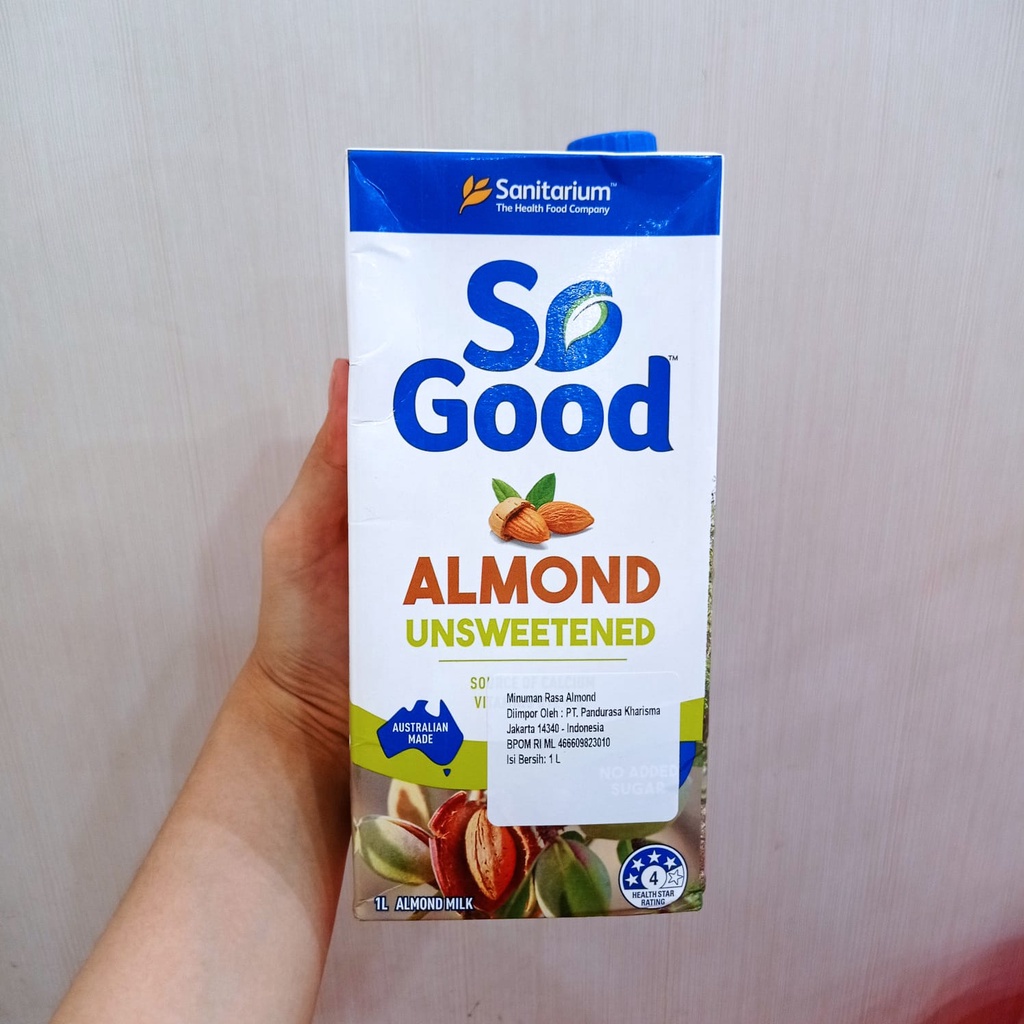 

Sanitarium So Good Almond Milk Unsweetned / Susu Almond UHT Premium