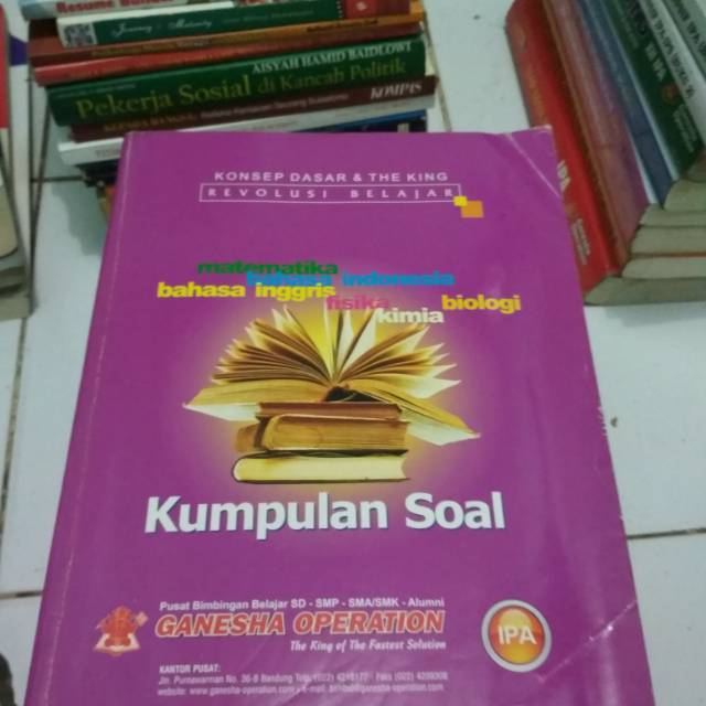 Kumpulan Soal Matematika Bahasa Indonesia Bahasa Inggris Fisika