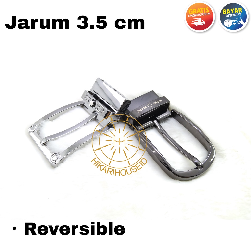 KEPALA GESPER | KEPALA IKAT PINGGANG | JARUM | TUSUK | 3.5 cm