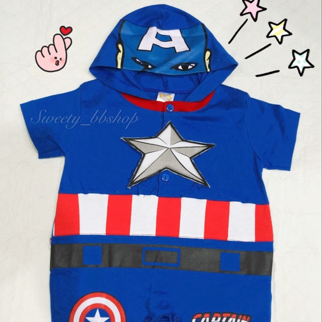 Jumper bayi model super hero lucu halus 3-6bulan