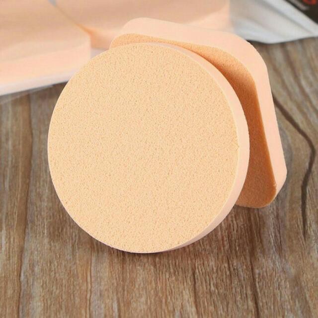 SALSA Soft And Hygenic Powder Puff Indonesia / Sponge Makeup / Face Spons Spon Wajah Bulat Persegi Coklat / Foundation Compact Loose Cushion / Bedak Padat Tabur / Satuan Full Set Paket Lengkap / Cosmetic Beauty Tools Curler Brush Palette Glue Blender Kuas