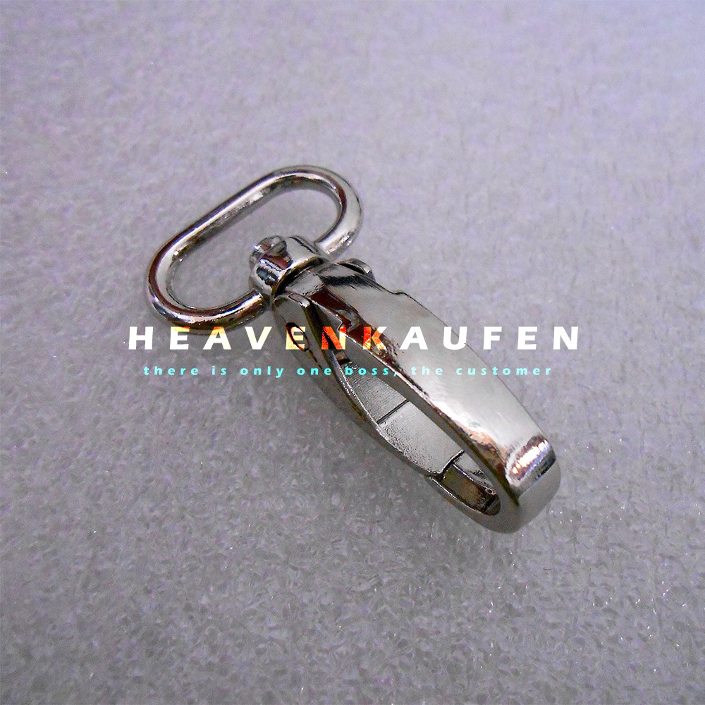 Pengait Kait Tas (Hook Tas) 2 cm Nikel Silver 2 cm Tebal Kualitas Premium