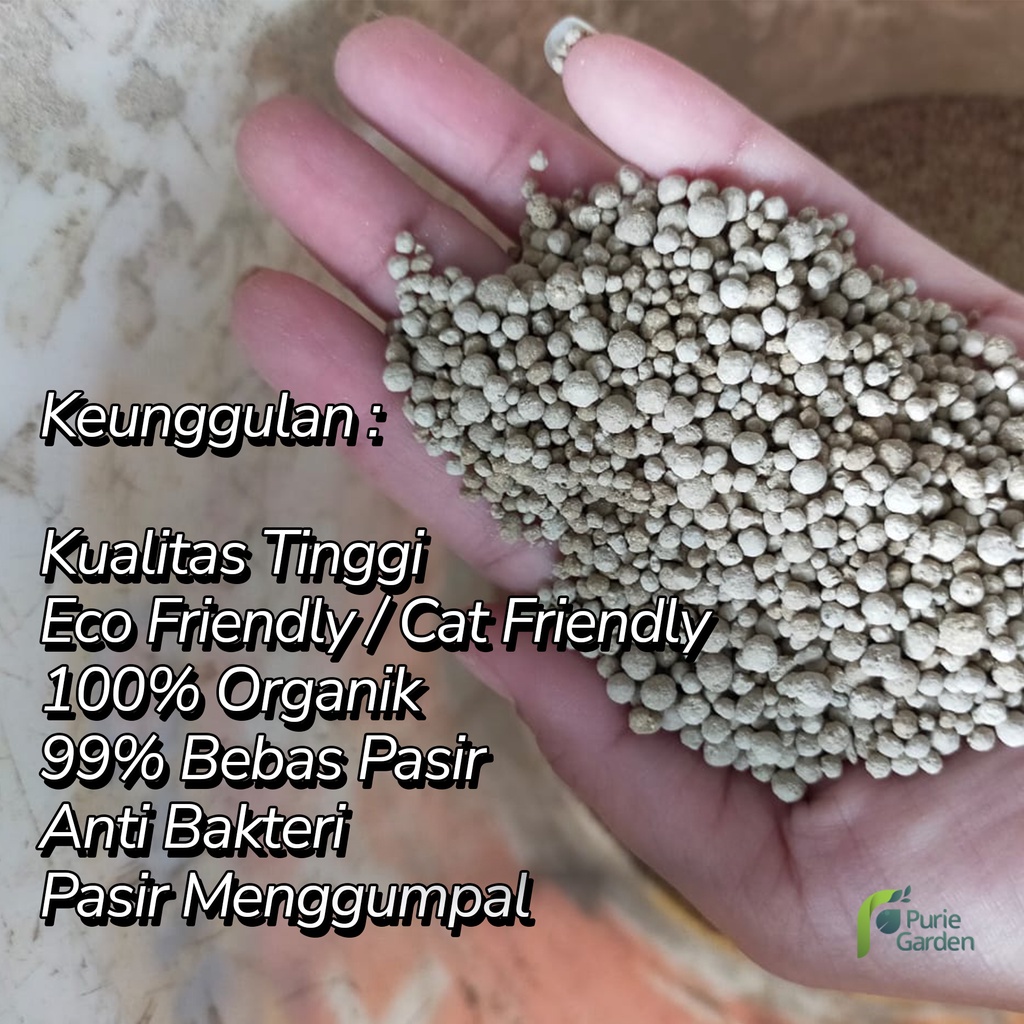 Pasir Kucing Zeolit Media Tanam Granule Indocat Premium 20kg TERMURAH!! PG KDR