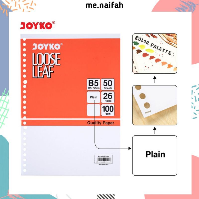 

KERTAS BINDER HVS 100 GSM - PLAIN (POLOS) 50 LEMBAR
