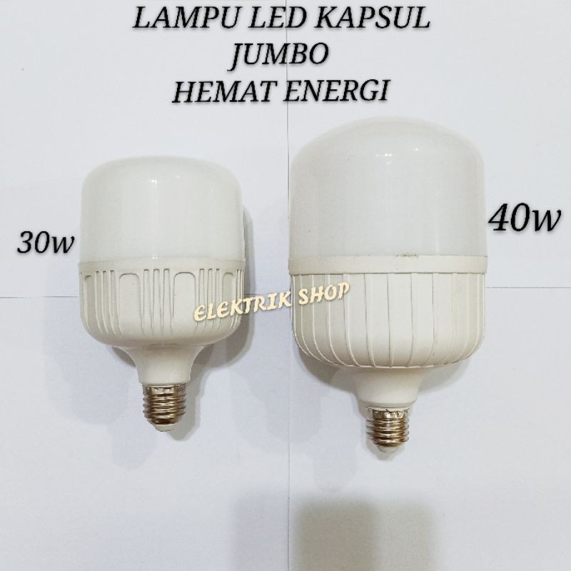 LAMPU LED KAPSUL JUMBO HEMAT LISTRIK TERANG / LAMPU LED MURAH