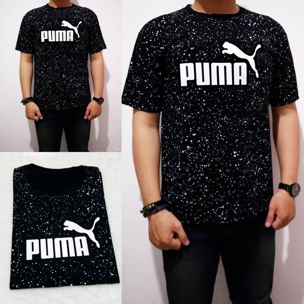Puma Splash Kaos Baju Atasan Pria Bahan Cotton Spandex Fit L - 1632