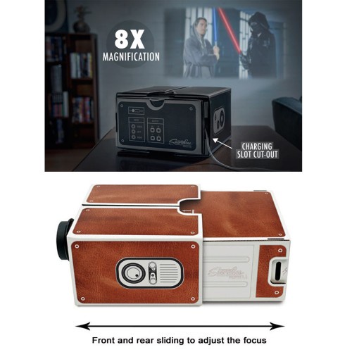 al312 Proyektor Hard Box Ringan Maginifier hingga 8x U/ Handphone HP