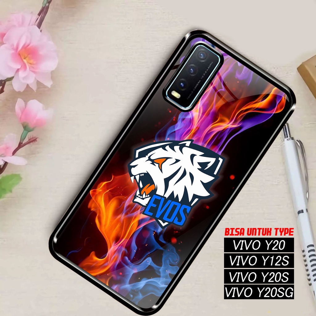 SRC - Case Vivo Y20 Y12S Y20S Y20S (G) Motif Evos Esport New Casing Hardcase Premium Glossy 2D Terba