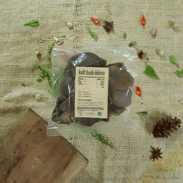 

KULIT BUAH DELIMA KERING 1 KG - Punica Granatum - MURNI
