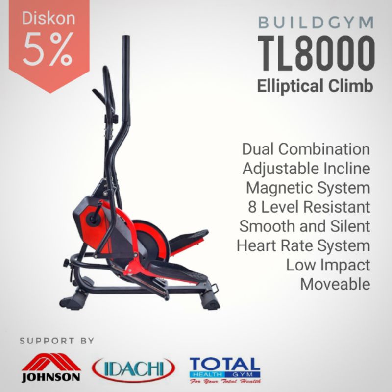 Elliptical Climber Hill Crosstrainer Stepper Machine