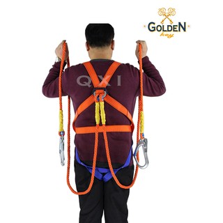FULL BODY HARNESS DOUBLE BIG HOOK / SAFETY BELT DOUBLE BIG