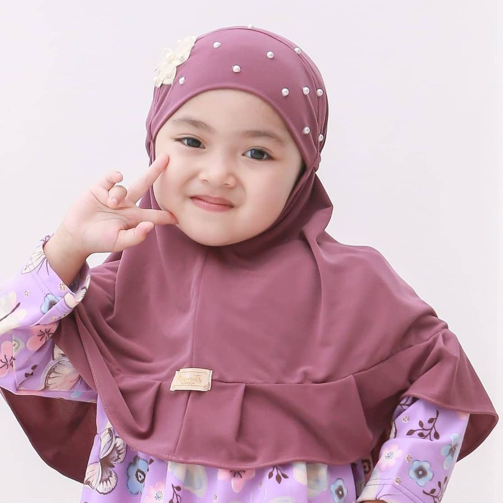 Afsheenastore Jilbab Prilly / Jilbab Anak 1-8Thn L-XL