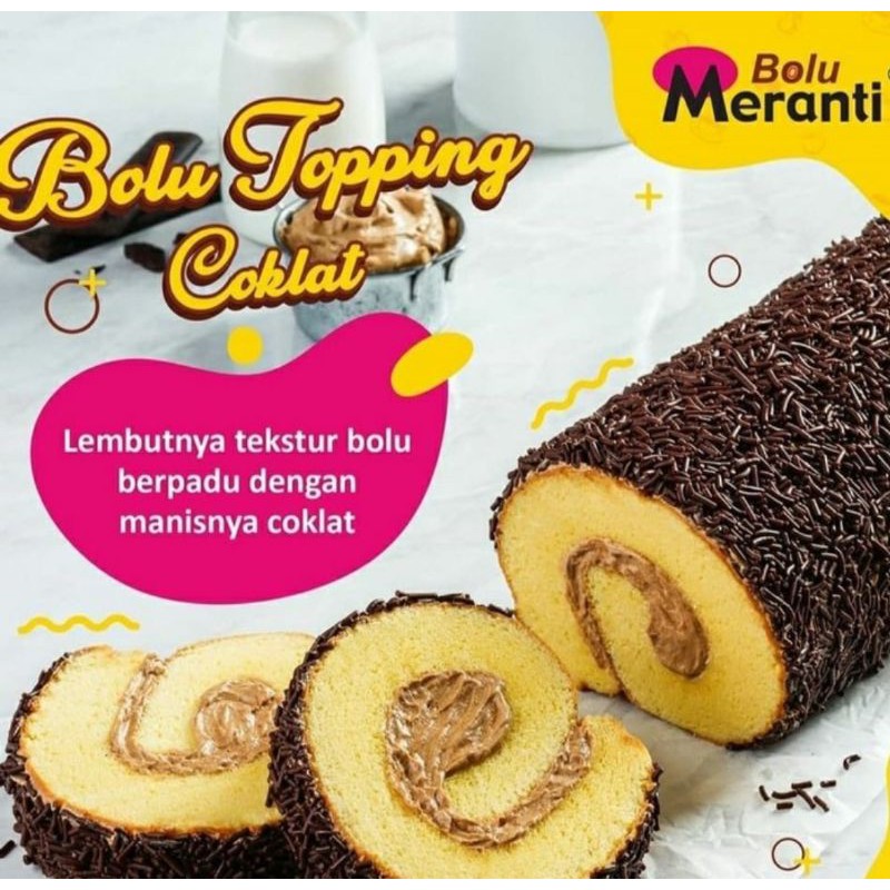 

Bolu Meranti Topping Coklat