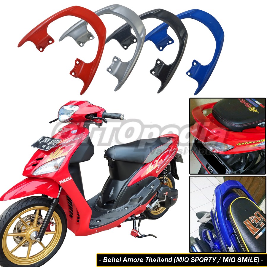 Begel Behel Mio Amore Thailand Planger Pegangan Jok Belakang Besi Warna Pnp Mio Sporty / Mio Smile /