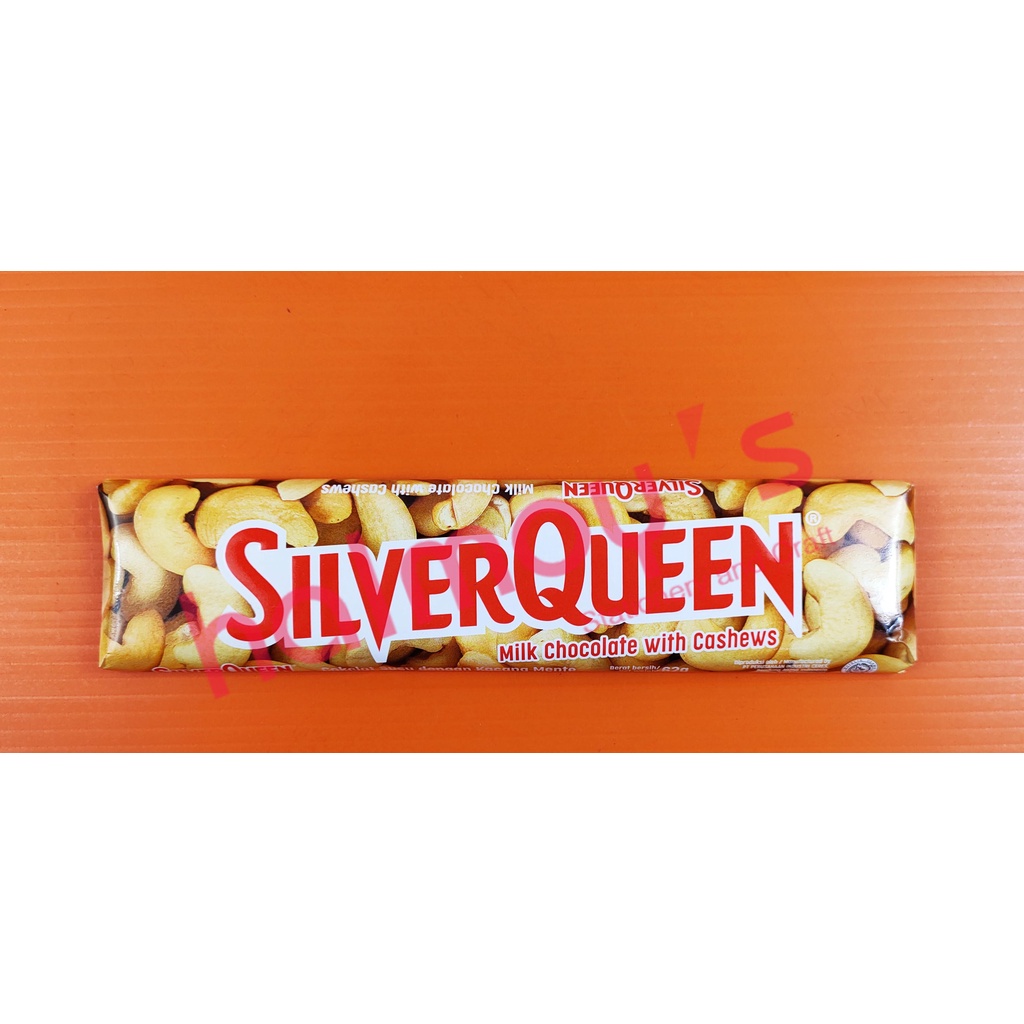 

COKLAT / CHOCOLATE SILVER QUEEN CASHEW 62 GR