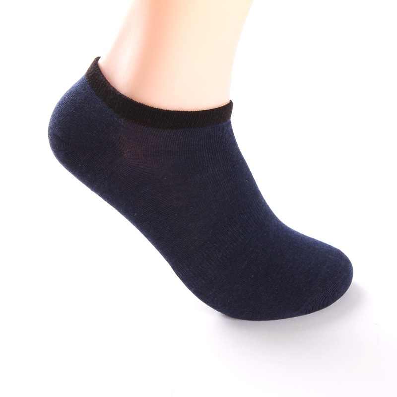 Kaus Kaki Pria Bambu Kesehatan Serat Bamboo Kaos Kaki Pendek Socks Unisex Kaus Kaki Casual Socks W07