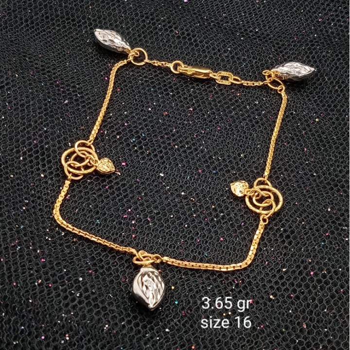 Gelang Emas 17K - 3.65 gr Kadar 750 - 1157