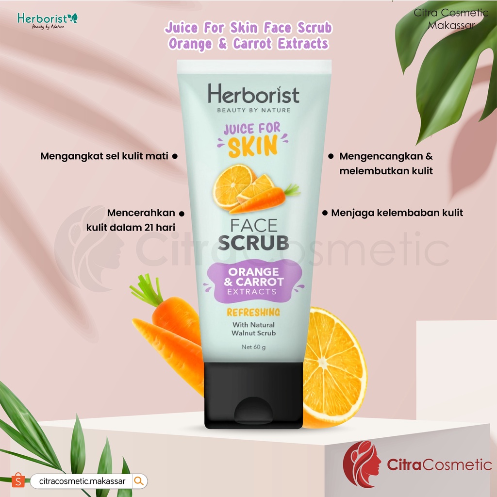 Herborist Juice For Face Scrub 60 Ml Series