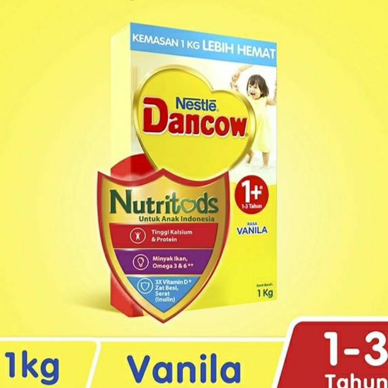 

dancow 1+ 1 KG VARIAN RASA EXP 12BLN