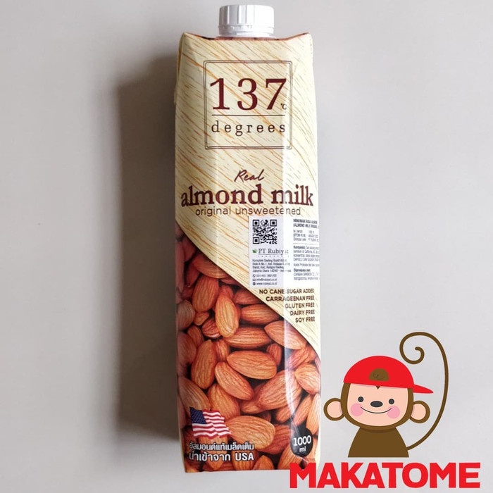 

Ee5041F10 137 C Degrees Almond Milk Original Unsweetened 1000 Ml 137C 1 Liter 1L 6Gggdddv