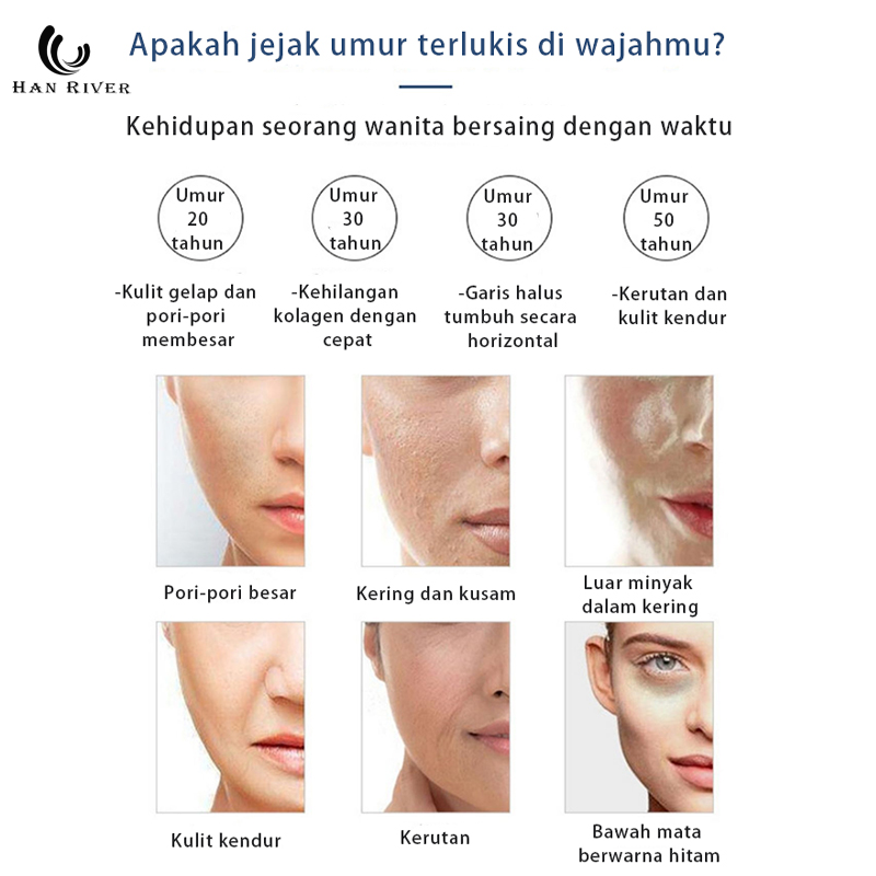 Alat Setrika Wajah HRDRY01WH/Pemijat Perawatan Kulit /Anti Anging Facial Massage