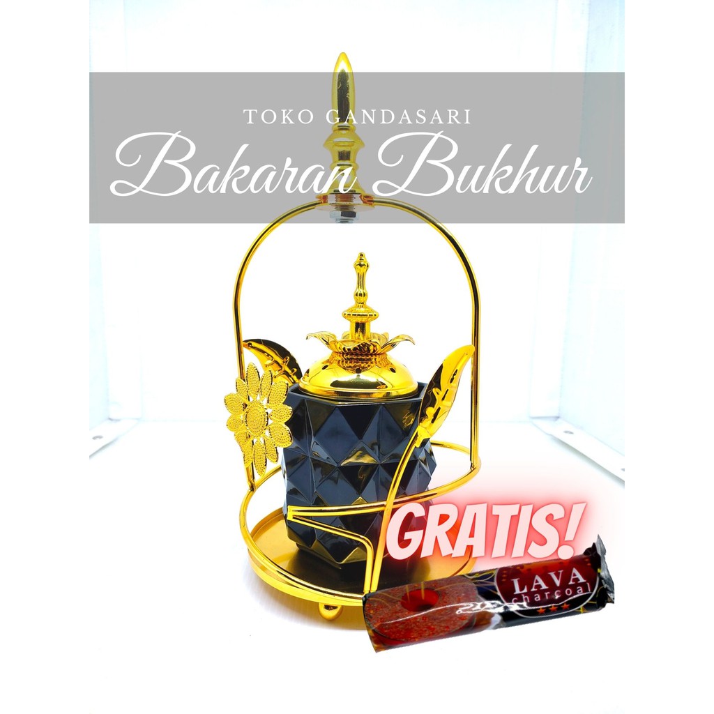 Bakaran Bukhur Buhur Bakhor Manual Arang Prapen Mabkara Dupa Arab Wangi bukan elektrik listrik