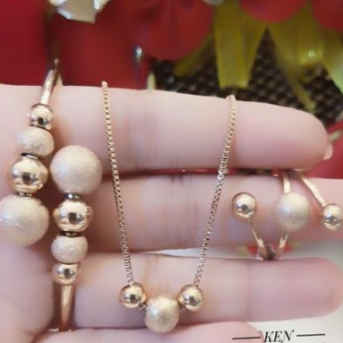Titanium Set Perhiasan Wanita H8255
