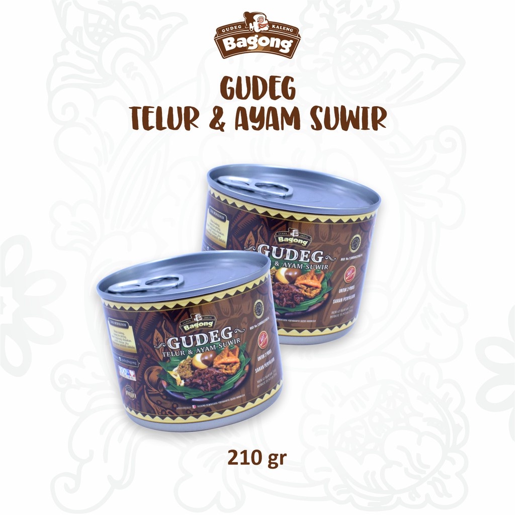 

Gudeg Telur dan Ayam Suwir Kemasan 210 gram
