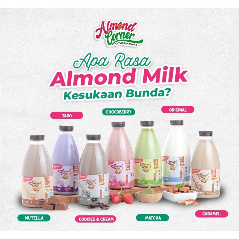 

Almond Milk Ready to Drink / Almond Corner Surabaya / Susu Almond (Booster ASI)