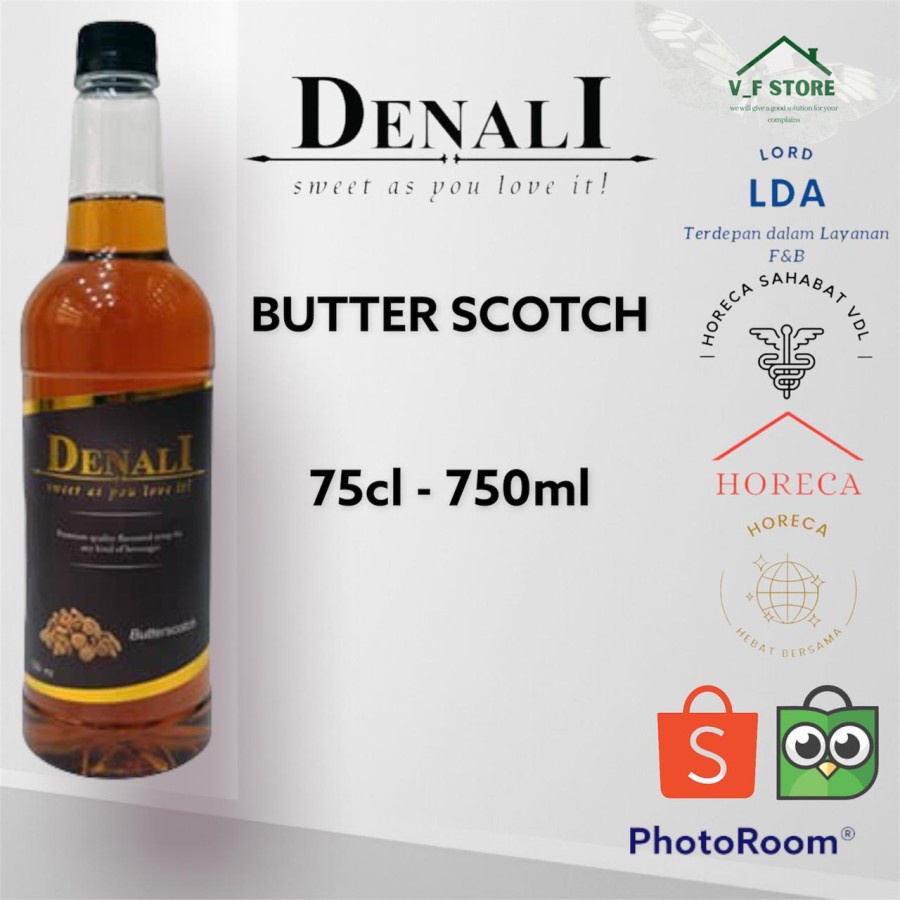 

Syrup Denali Rasa Butter scotch 750ml