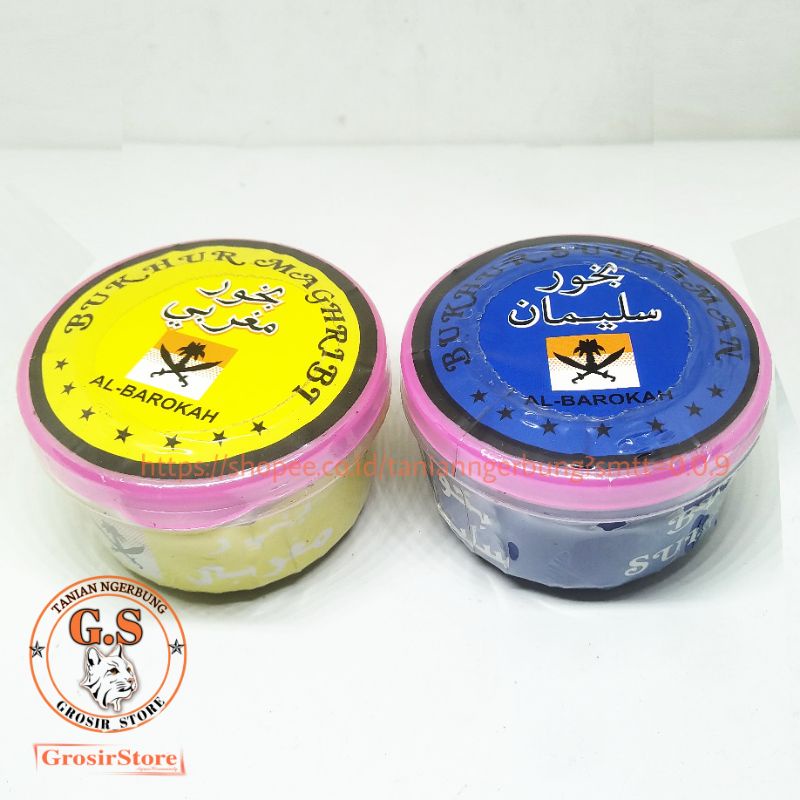 Buhur Sulaiman Magribi Sabun Bulat Segel Asli.