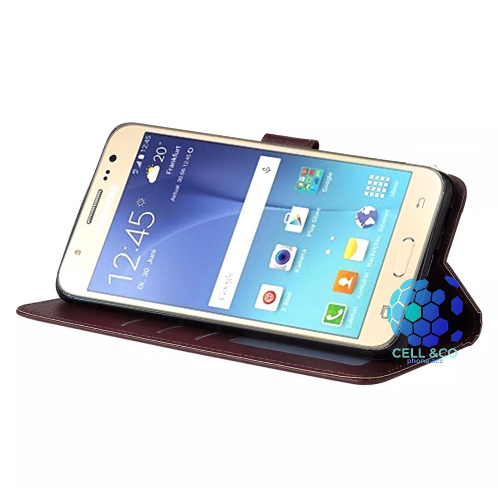 Flip cover SAMSUNG J5 Flip case buka tutup kesing hp casing flip case leather wallet