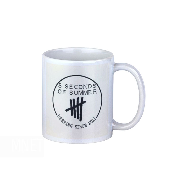 Mug Ceramic 5sos icon pastel yellow
