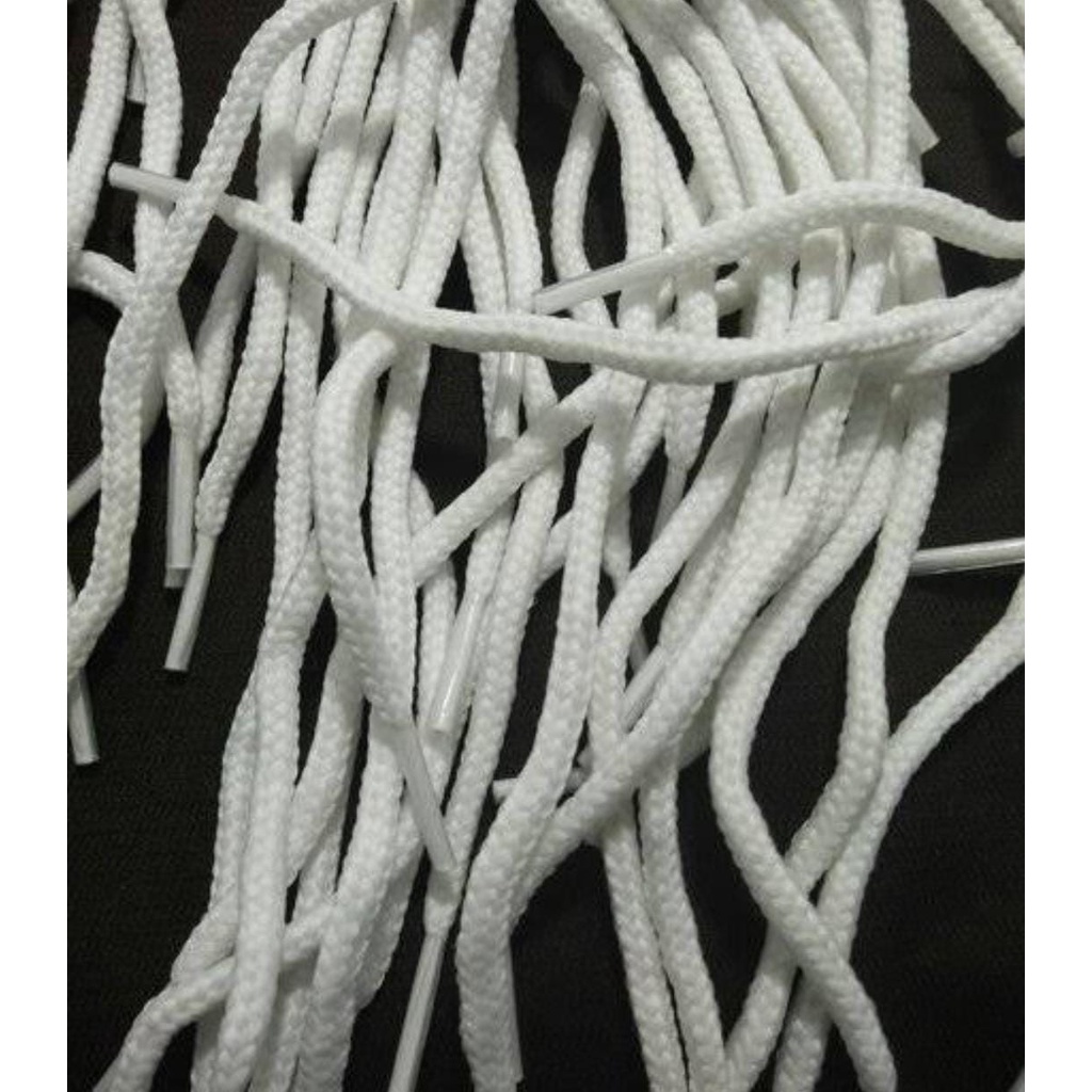 tali sepatu gilik hitam putih boots tali panjang