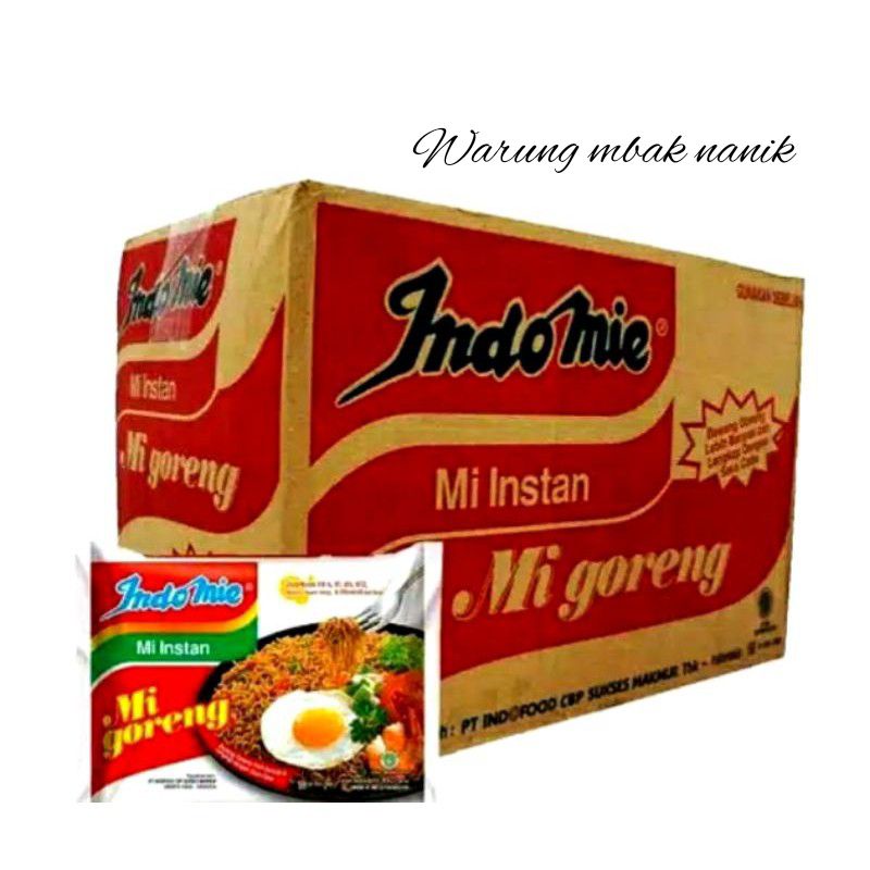 

Mie Indomie goreng1dus 40 bungkus