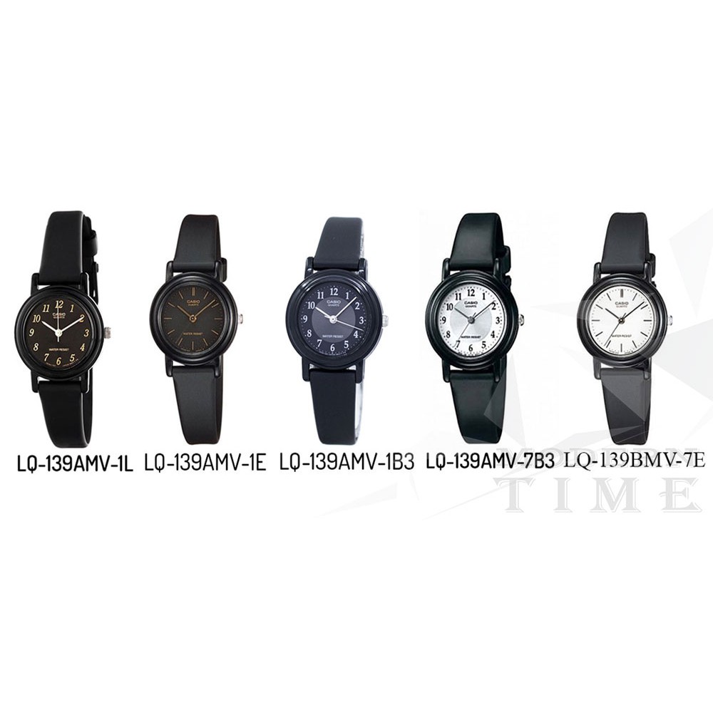 Casio Original LQ-139 Series (Jam Tangan Wanita - Karet - Analog) Tanpa Kotak Mika