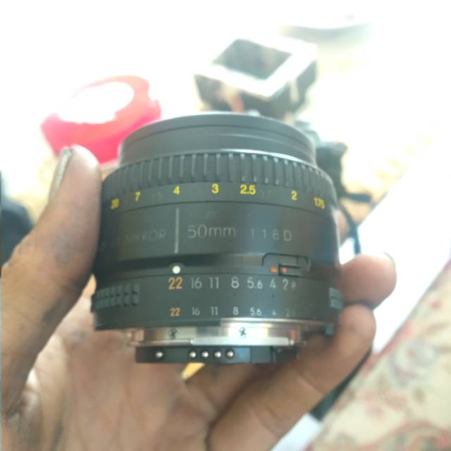 Lensa Fix Nikor Nikon Afd 50mm F1.8 Normal