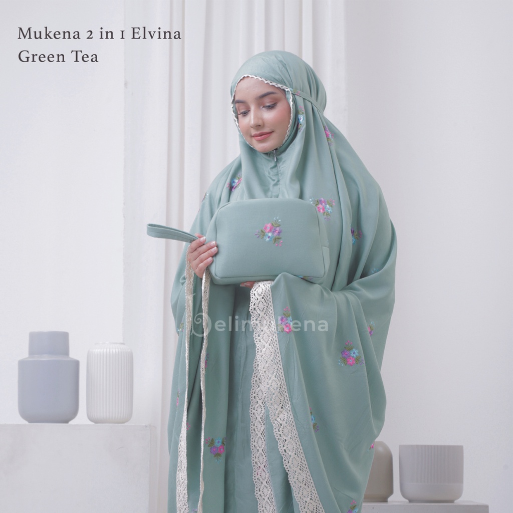 Mukena Dewasa 2in1 Bordir Elvina