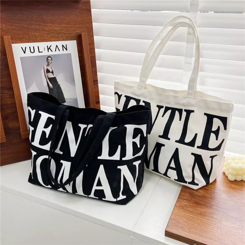 TOTEBAG WANITA BAHAN KANVAS GENTLE WOMAN