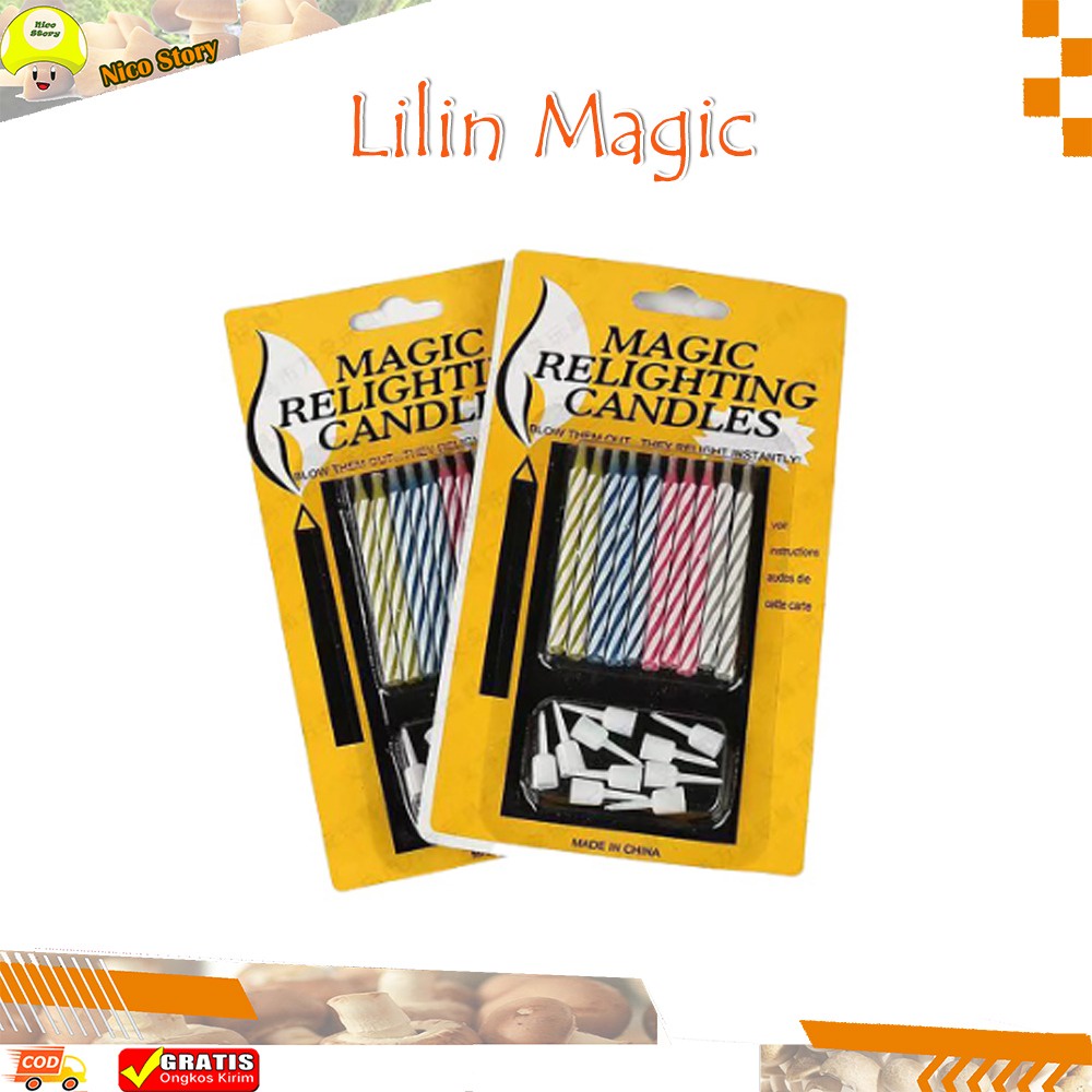 (NCS) COD Lilin Magic Lilin Ajaib Ditiup Bisa Nyala Lagi Magic Relighting Candles Candle