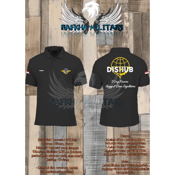 kaos polo dishub/ kaos wangki dishub/ kaos berkerah dishub
