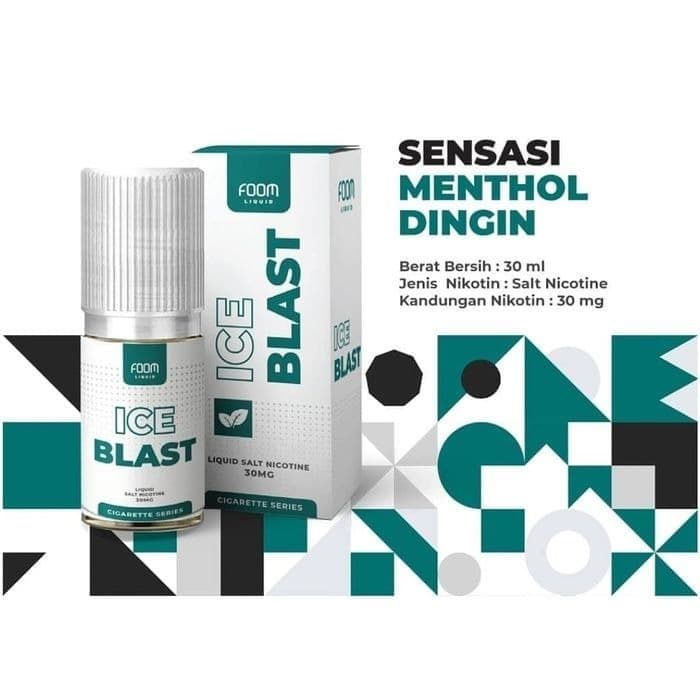 LIQUIDS 30ML FOOM ICE BLAST 30MG TERMURAH