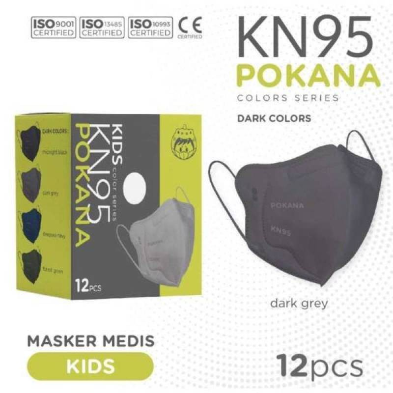 Pokana Mask KN95 Kids / Masker Medis Anak Earloop